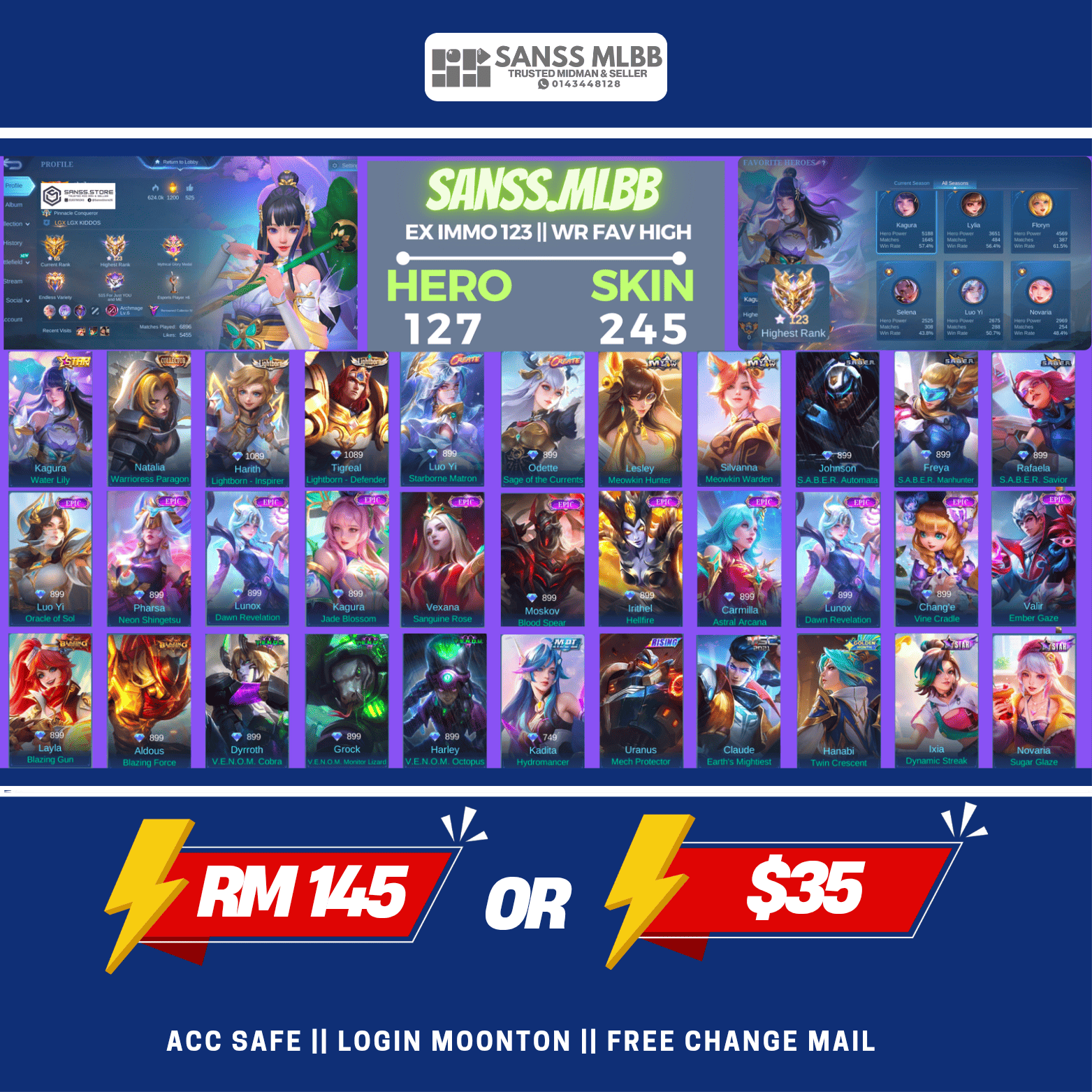 IMMORTAL 123 STARS